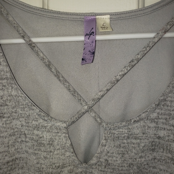 Alya Grey Loose Dress with Lining - Picture 3 of 5